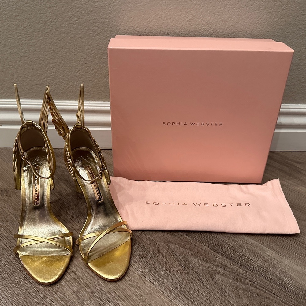 Sophia Webster - Heavenly Sandals - Metallic Gold - 38